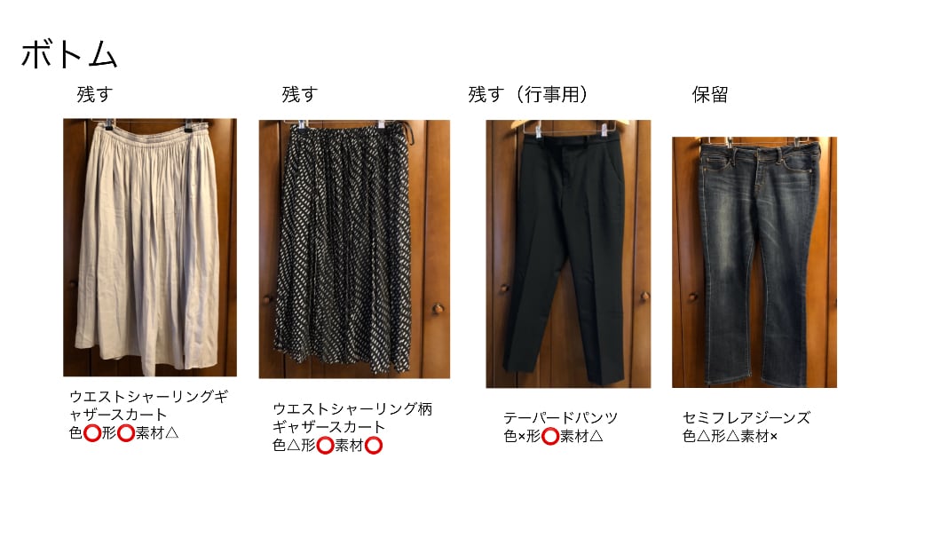 ワードローブ診断します お手持ちのお洋服を生かしてお似合いになるコーディネート提案 イメージ6