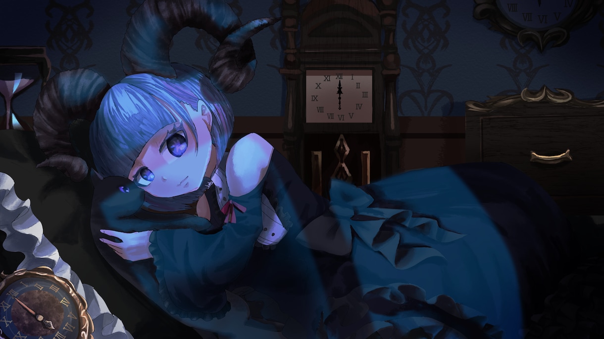 MV、ポストカード等の一枚絵描きます 美しいイラストをVtuberさんに イメージ1