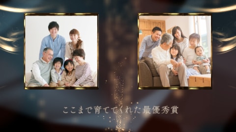 アワード風結婚式オープニングムービー作ります 上品だけどちょっと笑える！一瞬で盛り上げる！【先着1名】 イメージ6