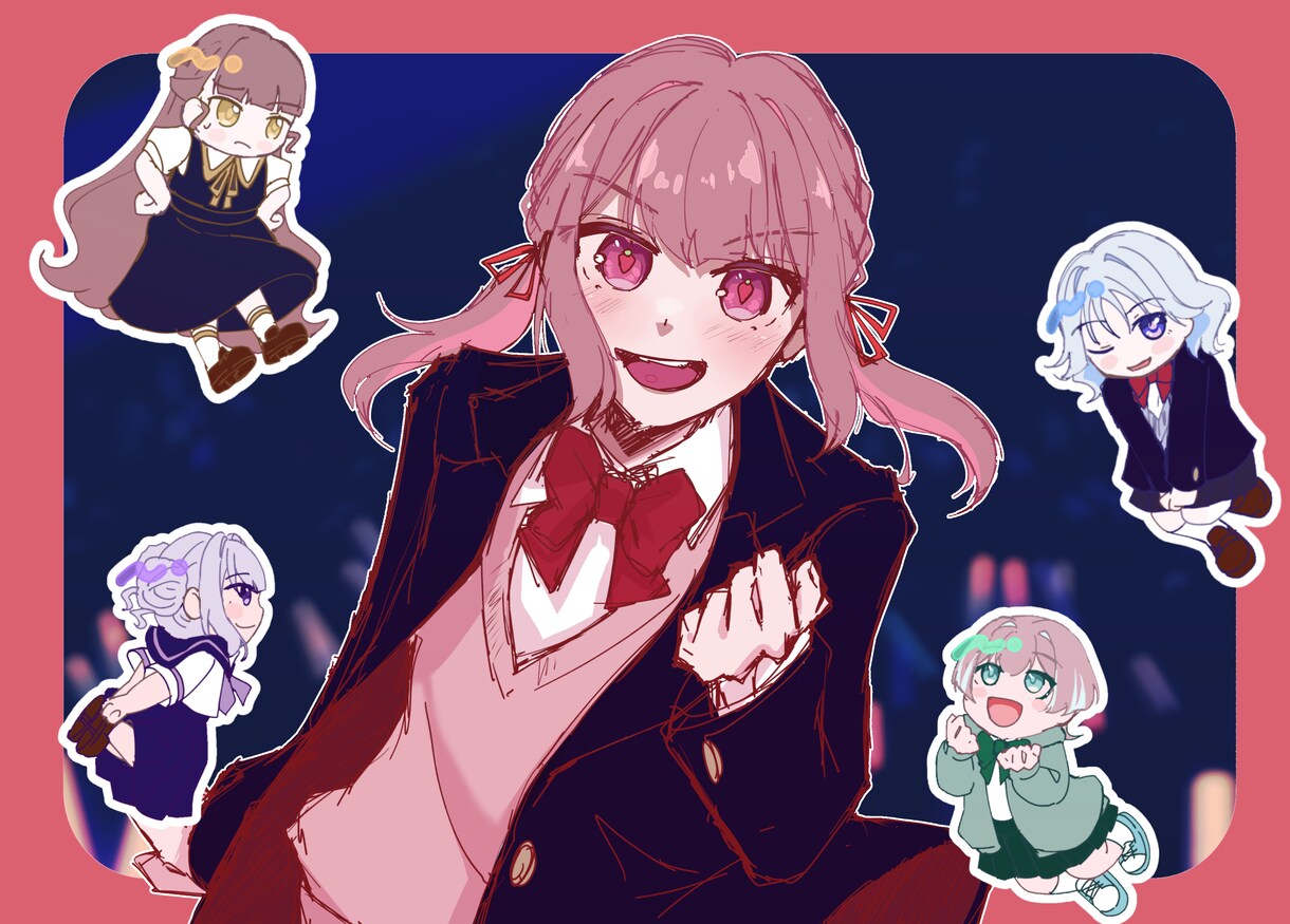 お値段抑えめでイラストお届けします 通常のイラストよりも手際よく仕上げるので、お値段お安めです！ イメージ1