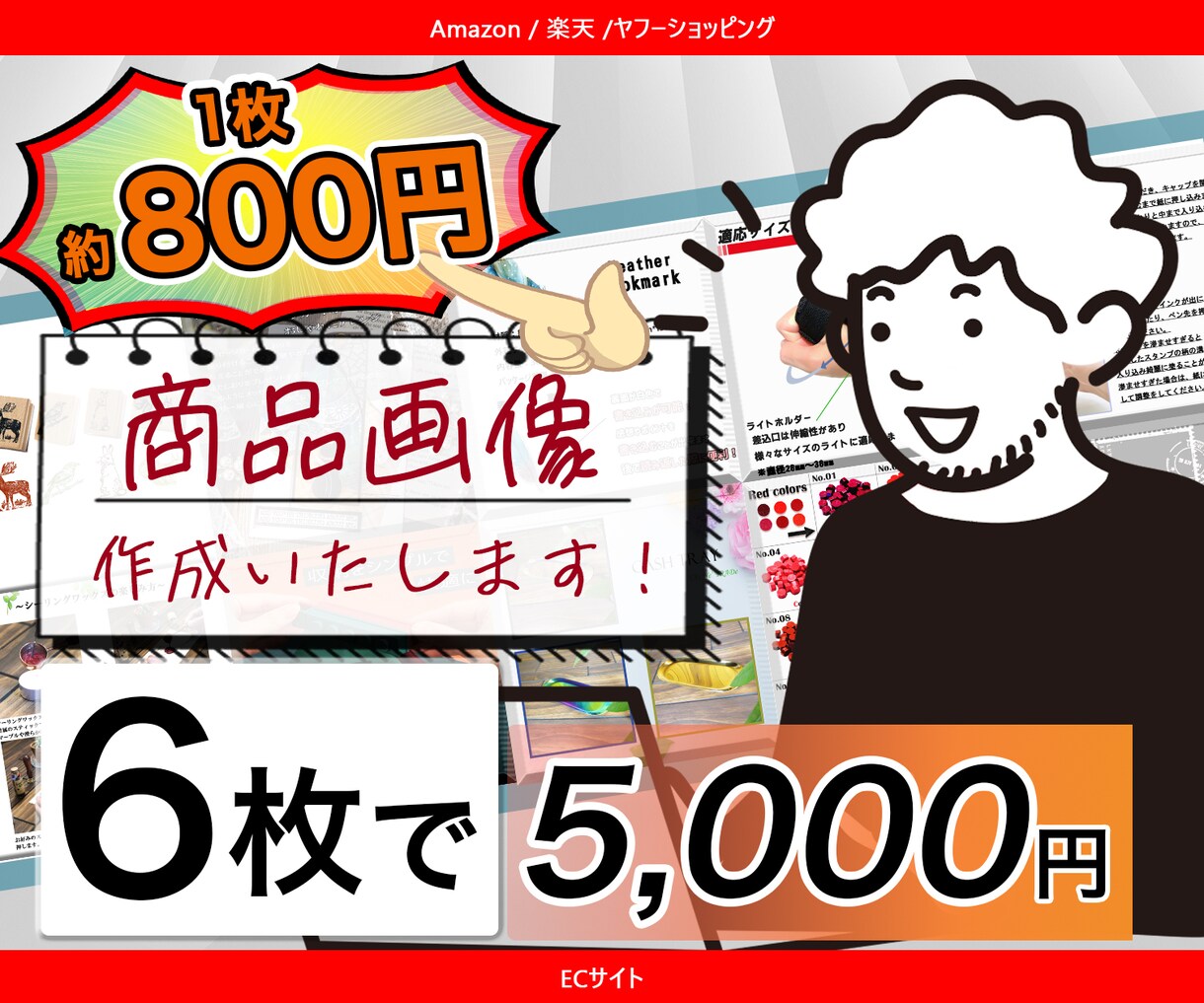 すべての作業を丸投げ! 商品紹介画像作成いたします ECサイト運営歴10年の実績、安心してお任せください イメージ1