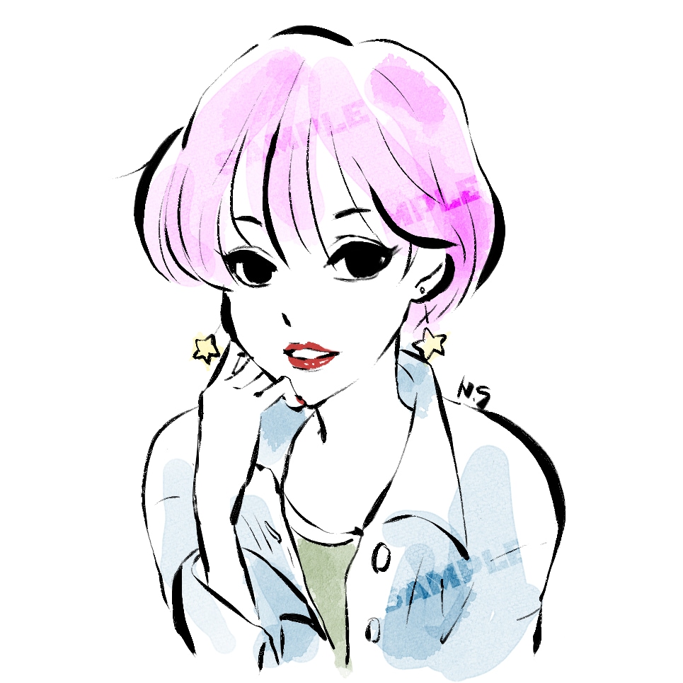 商用利用可・SNS等で使えるイラストを作成します おしゃれでシンプルな水彩風イラスト・ペット等動物 イメージ4