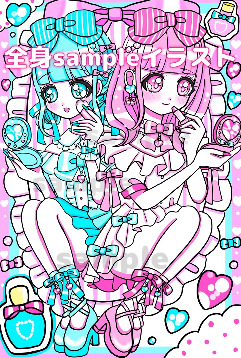 パキッとカラフル⭐︎アイコン･イラストを描きます 商用利用可◎カラフルで可愛い♡最短3日で納品！ イメージ4