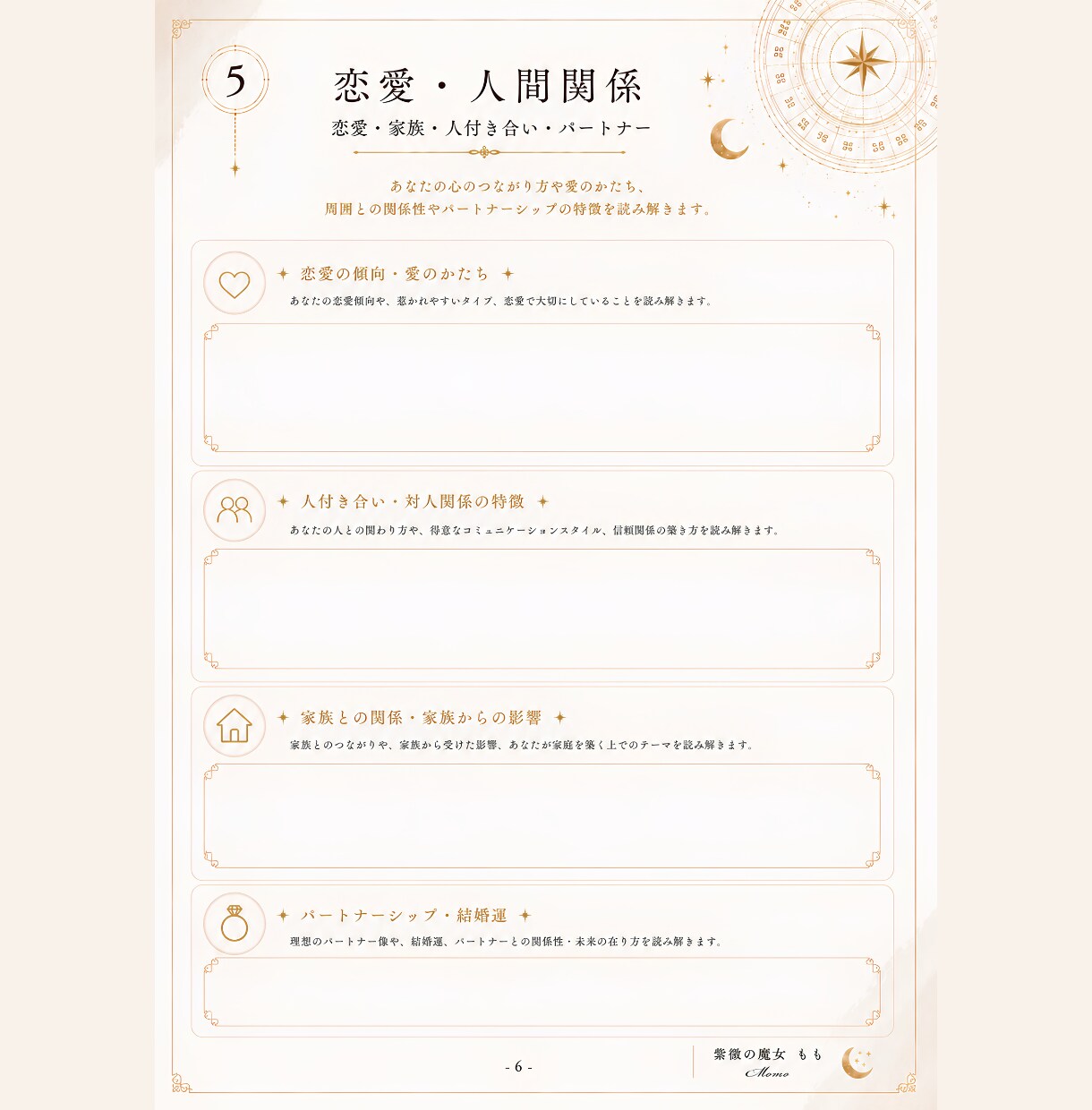 紫微斗数で読み解く人生の設計図鑑定書を届けます あなたの本質を知る、はじめの一冊。 イメージ7