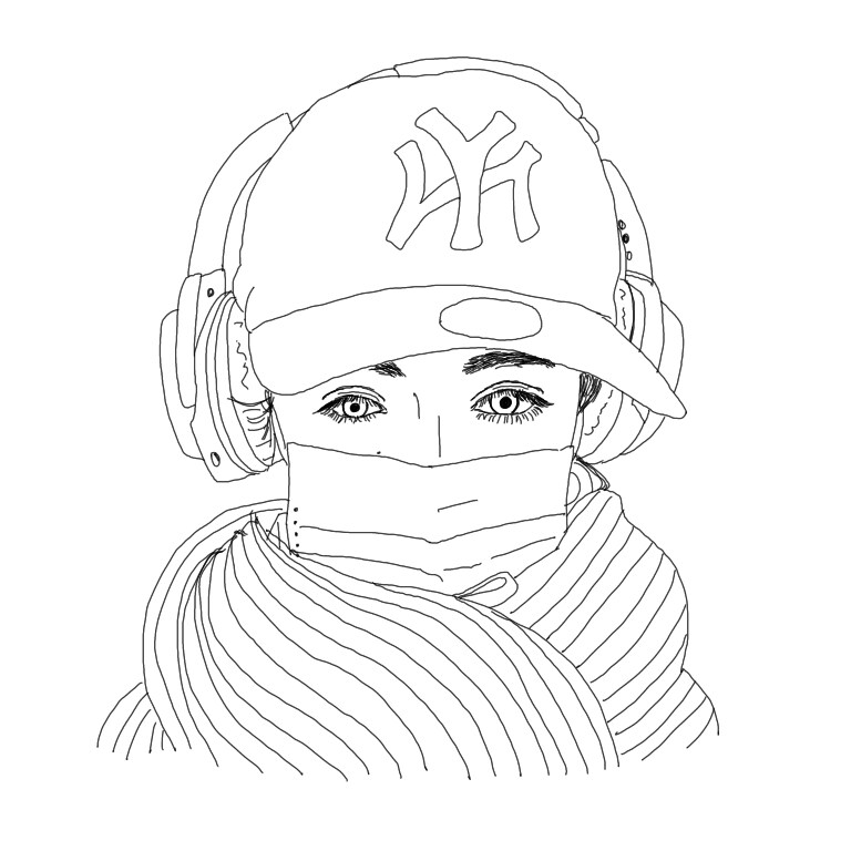 おしゃれな線画イラスト、似顔絵描きます ロゴイラストや、挿絵などにぴったり イメージ2