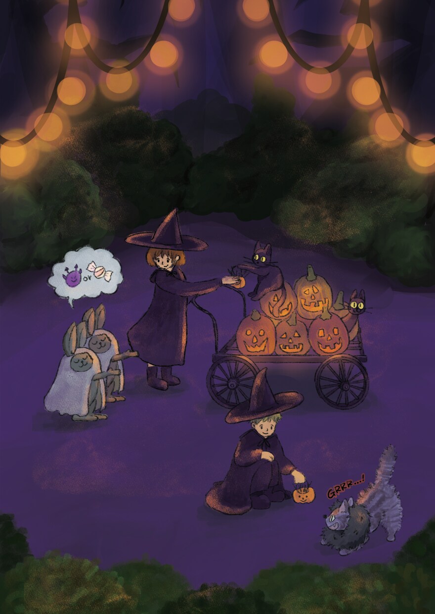 配信背景にも⭐︎絵本・癒し系のイラスト作成します 似顔絵、記念日、アイコン、挿絵、ヘッダーなど商用利用も可です イメージ8