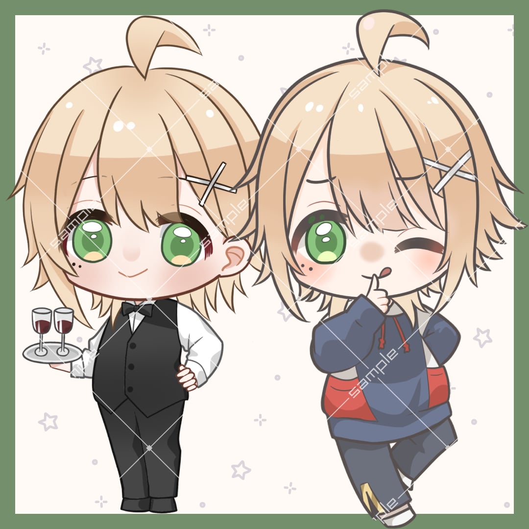 SNS・グッズ用SDイラスト描きます 自身のグッズや、動画用のイラストとしてどうぞ！ イメージ2