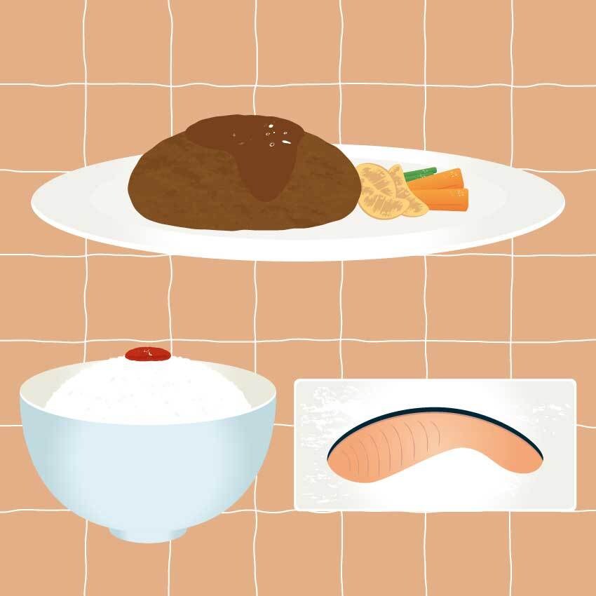 ちょびっとリアルな食べ物描きます リアルすぎずポップすぎないご飯のイラストどうですか？ イメージ3