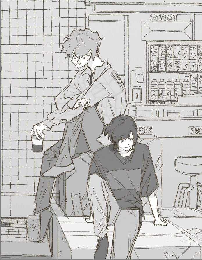 不気味な雰囲気のイラスト描きます 都市伝説をはじめ若い女or男の子のイラストを作成します！ イメージ4