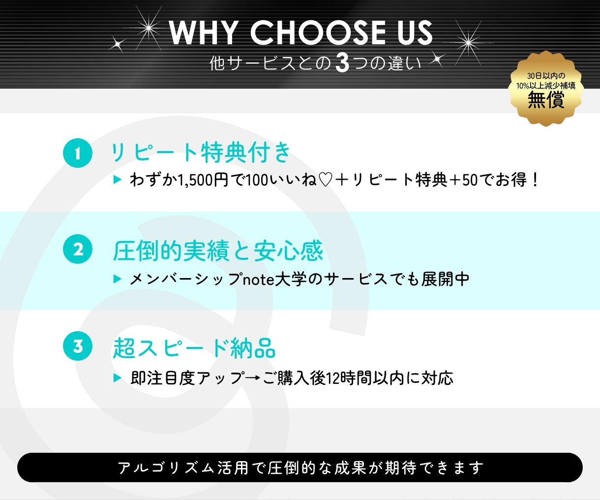 Threads（スレッズ）で100いいね♡集めます 日本人｜宣伝｜拡散｜振り分け無料｜匿名可｜特典付｜減少保証有 イメージ3