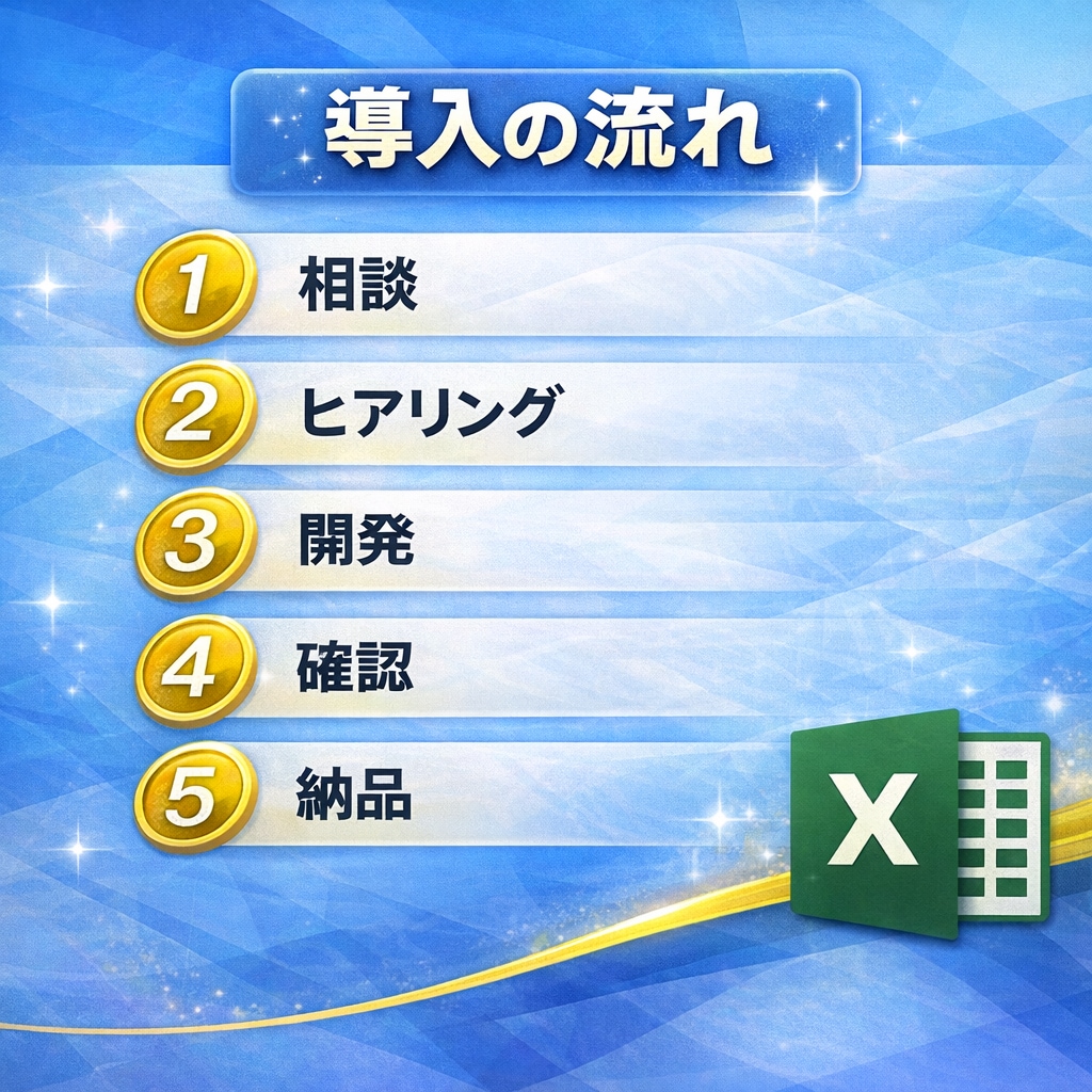 Excelを自動化！手作業を無くします 自動化実績35件！転記・集計・整理を完全自動化します イメージ5