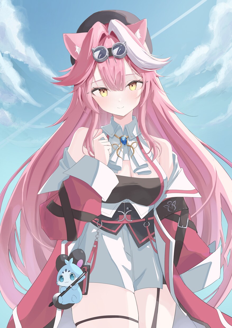 Vtuber・オリキャラの一枚絵を製作します かわいさ重視・キャラの魅力を引き出します イメージ6