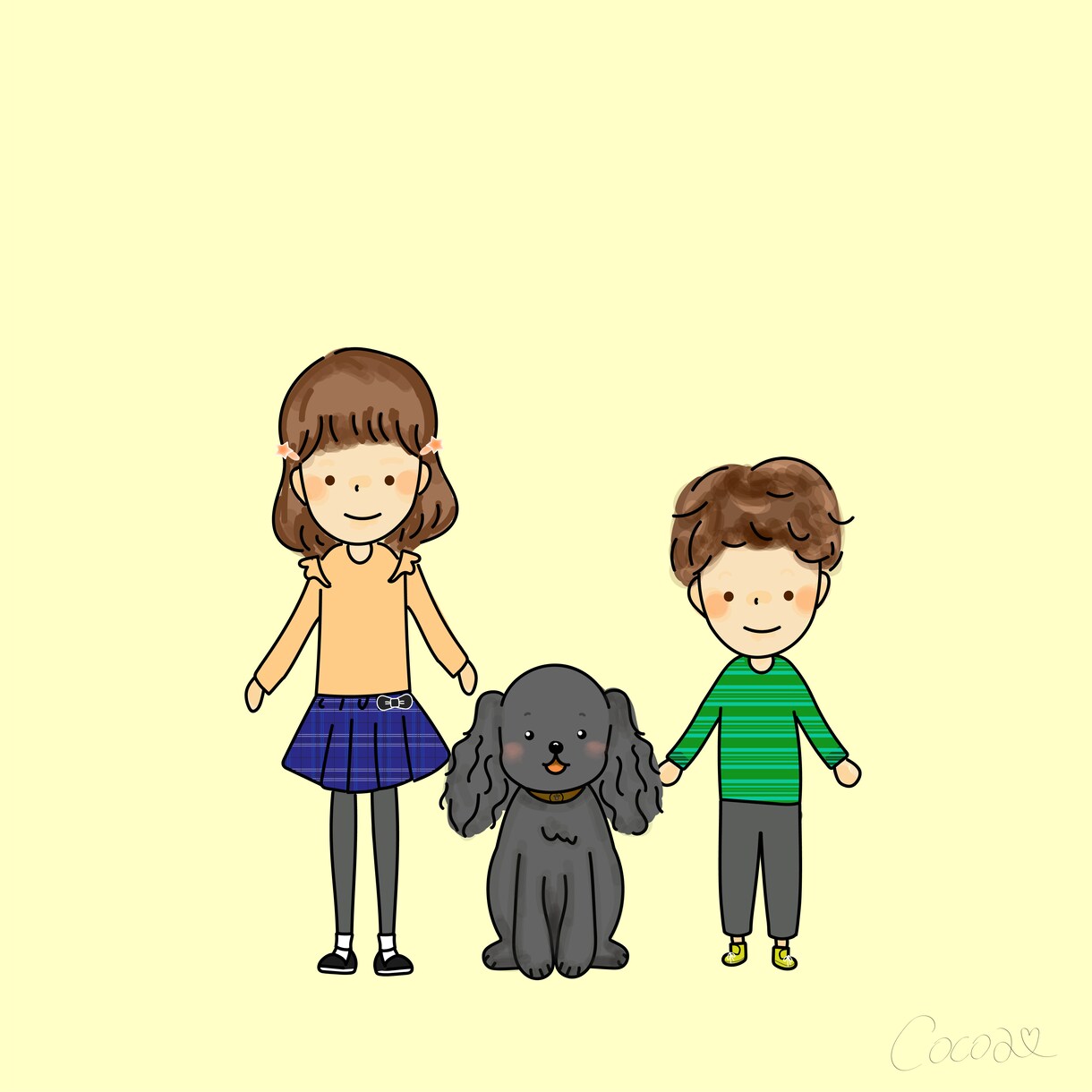 SNS向け雰囲気似顔絵アイコン制作します やさしいタッチのあなただけのアイコン イメージ1