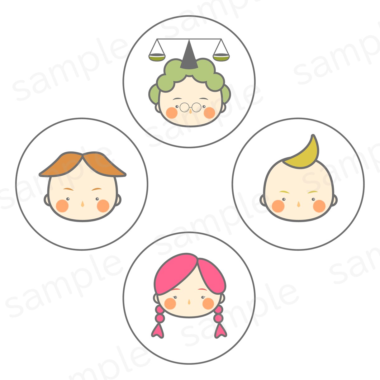 普通じゃない癒されるアイコンお作りします 「あ、この絵癒される♡」を大切にしております。 イメージ3