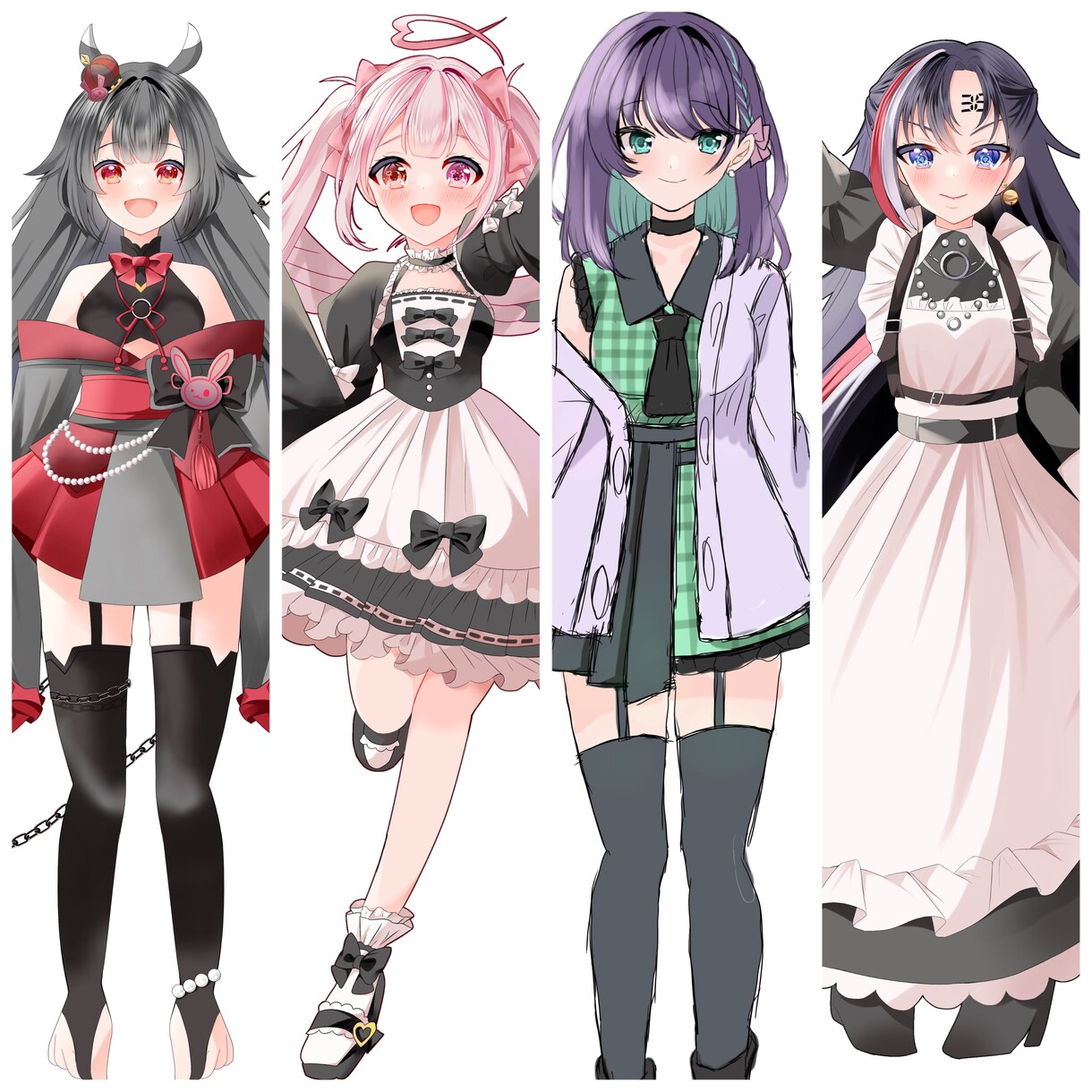 配信者さん向けのイラストを提供させて頂きます 可愛くキラキラなイラストが得意です イメージ2