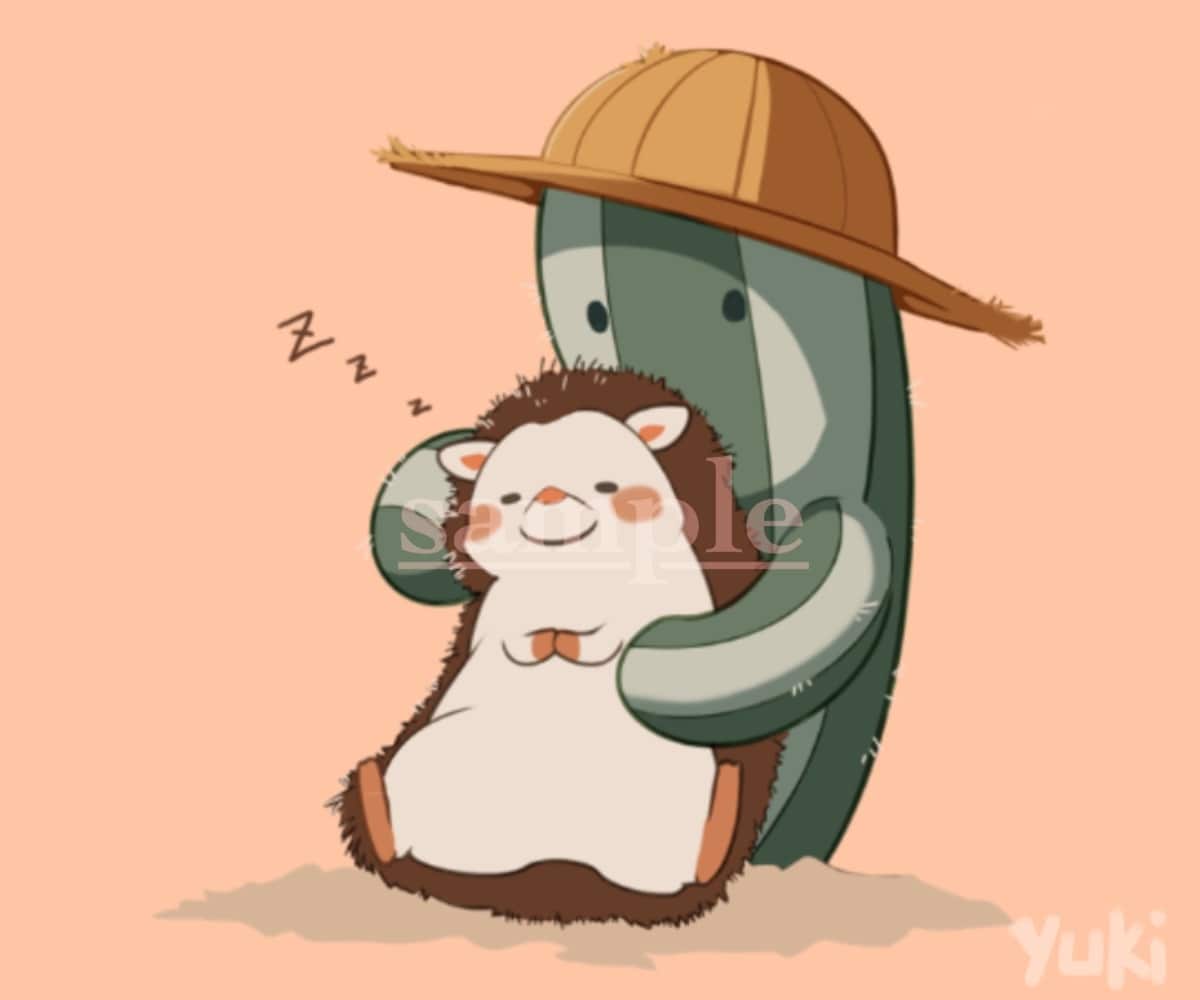 ゆるかわなチビキャラ動物イラスト描きます SNSやブログのアイコン、観賞用に！商用利用〇！ イメージ7