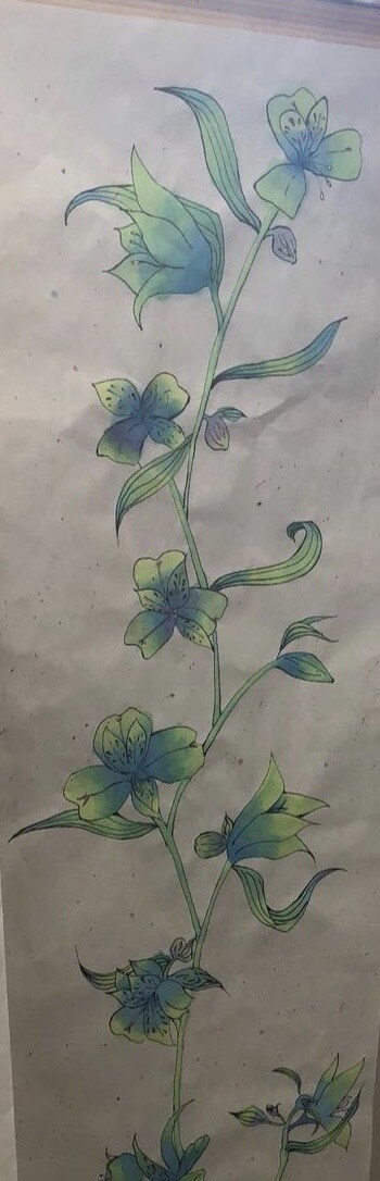 貴方のお好きなお花をアートとして描きます 独特な画風でお家に彩りと華やかさを加えるアートをお届けします イメージ1