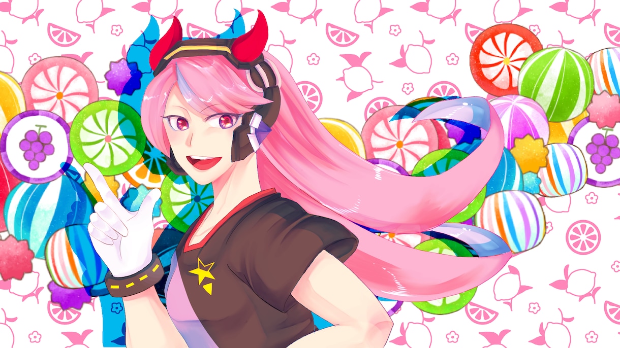 看板となる動画用サムネイル描きます 絵柄はマンガちっく。修正は色ラフ段階まで可能 イメージ3