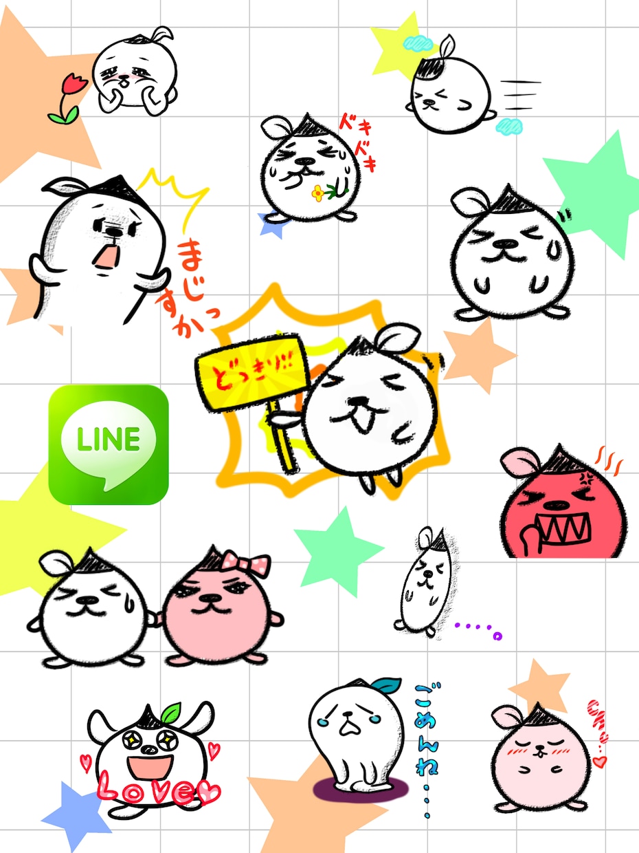 私のTwitterにて、ＬＩＮＥスタンプの宣伝、又は、サイトの宣伝致します イメージ1