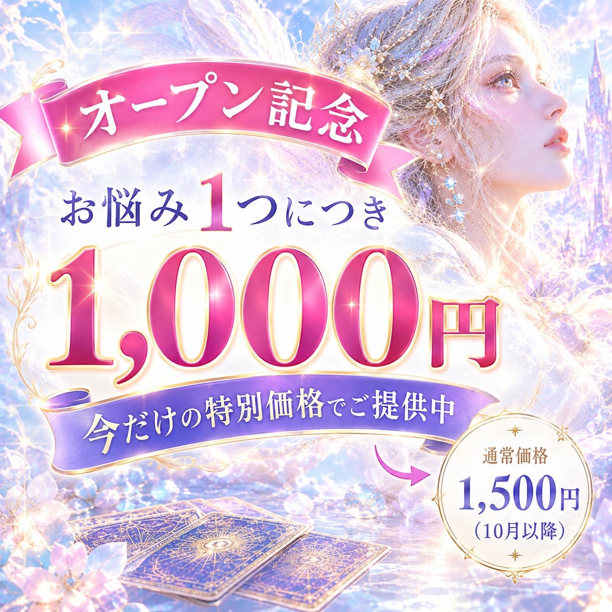 タロットで占います 恋愛・復縁・相手の気持ちなど、お悩みを丁寧に読み解きます イメージ4