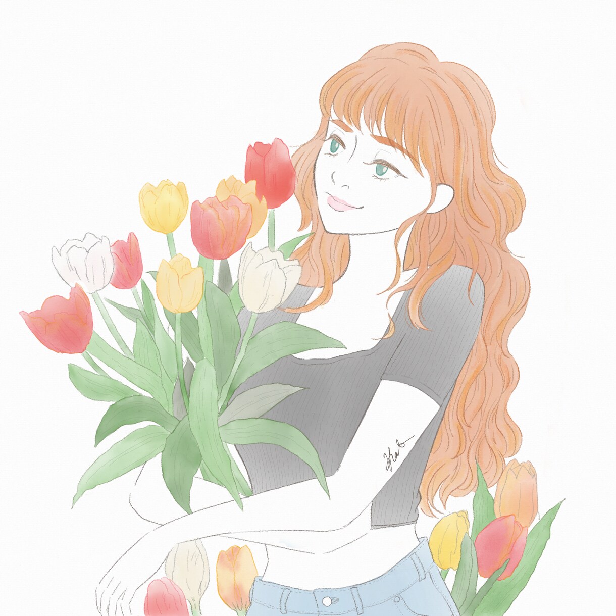 オーガニックで洗練された大人女性の絵描きます 上品でスタイリッシュな印象を作ります◎【似顔絵も可】 イメージ3