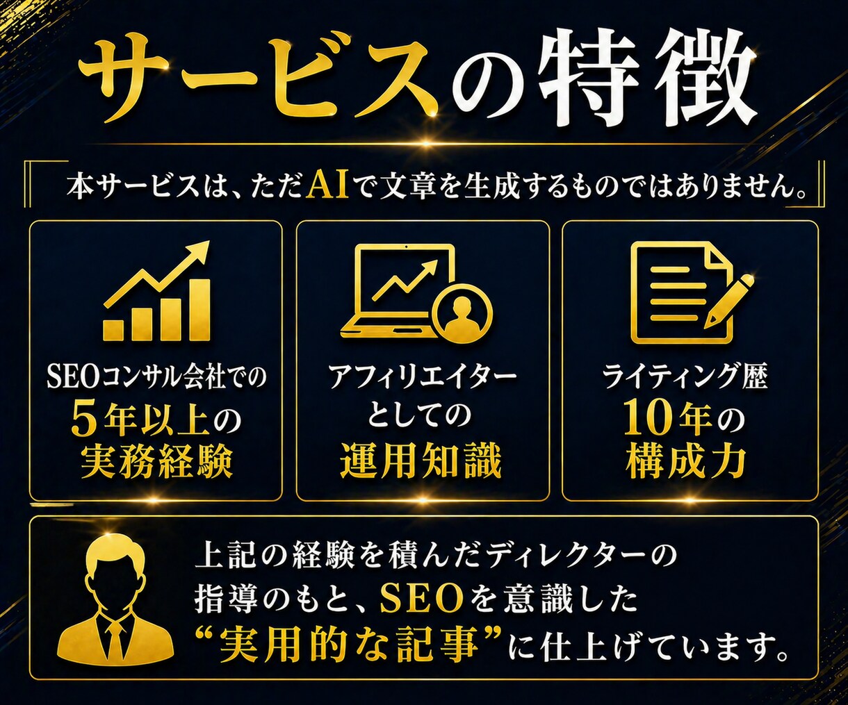 1記事1000円｜AIで爆速SEO記事作成します 1記事1000円、最短即日納品でSEO記事量産 イメージ3