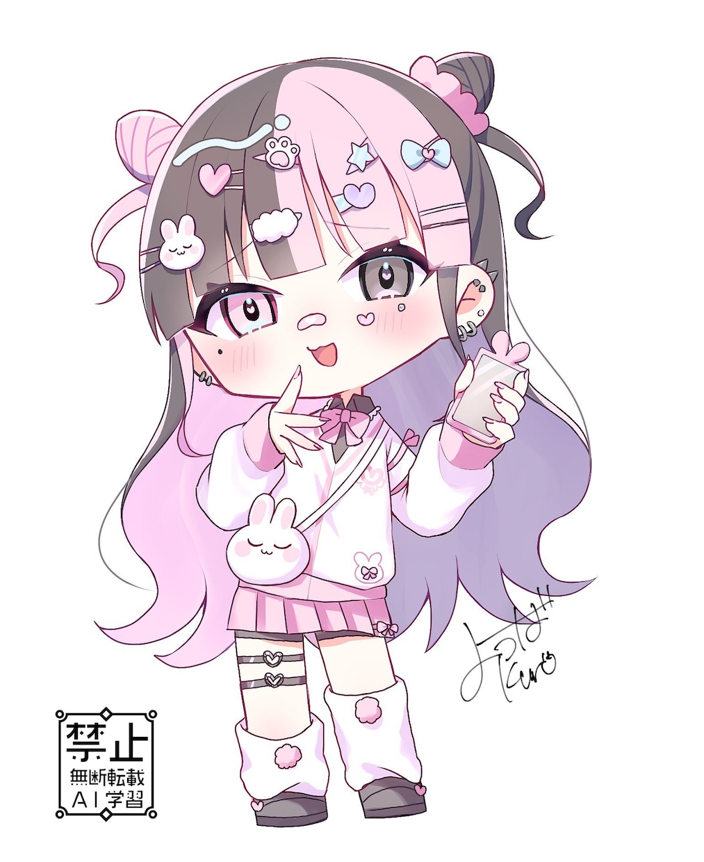 可愛いSDイラストを描きます Vtuberさんのミニキャラ描きます♪ イメージ4