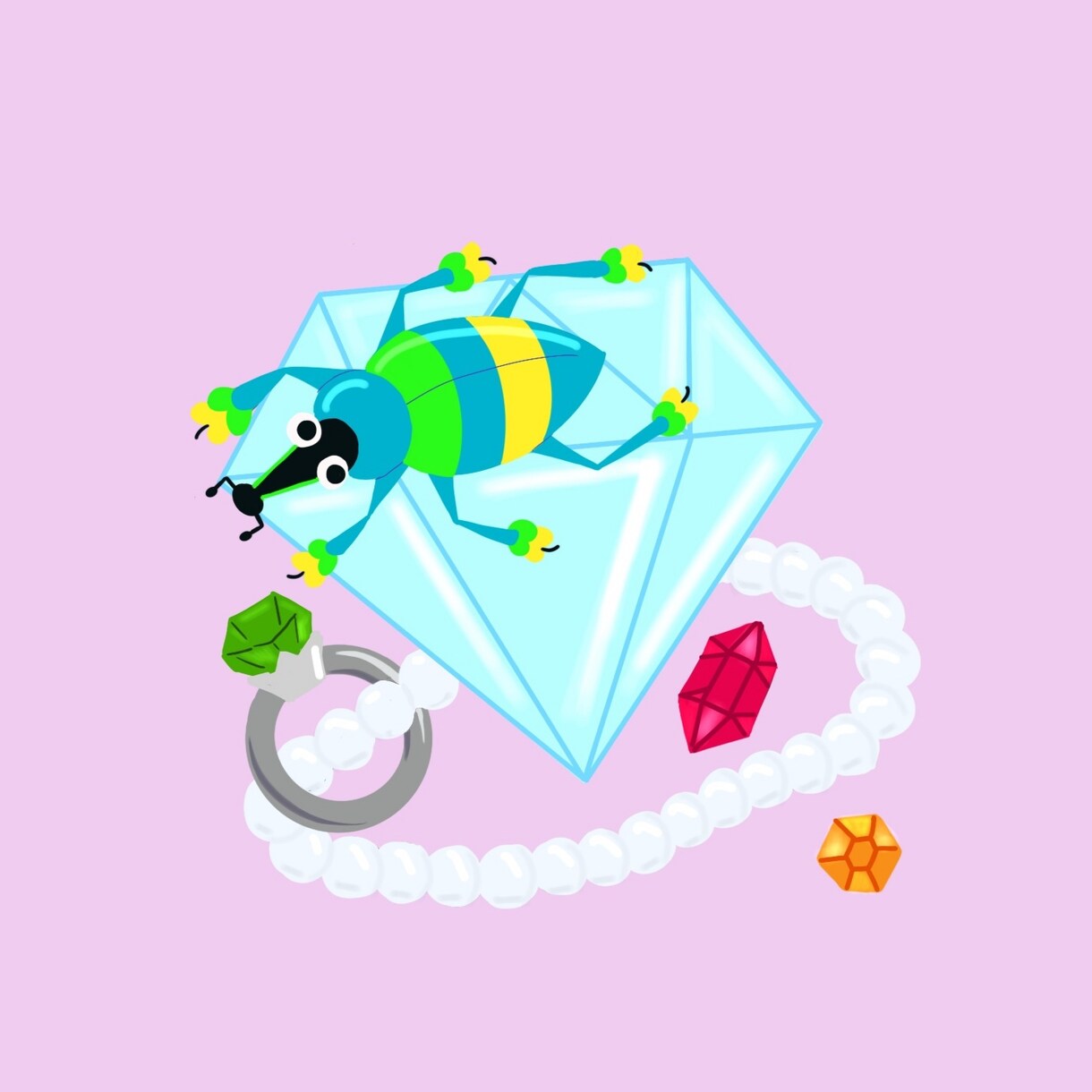 昆虫を中心とした可愛いイラスト描きます 昆虫以外もOK！可愛いアイコン作りませんか？ イメージ9