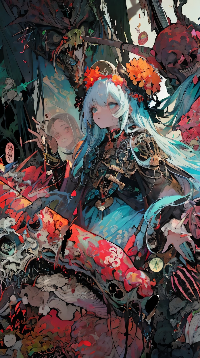 幻想的でアート性のあるイラストを制作します 幻想的な世界観が好きな方！色鮮やかでアート性のあるイラスト イメージ1