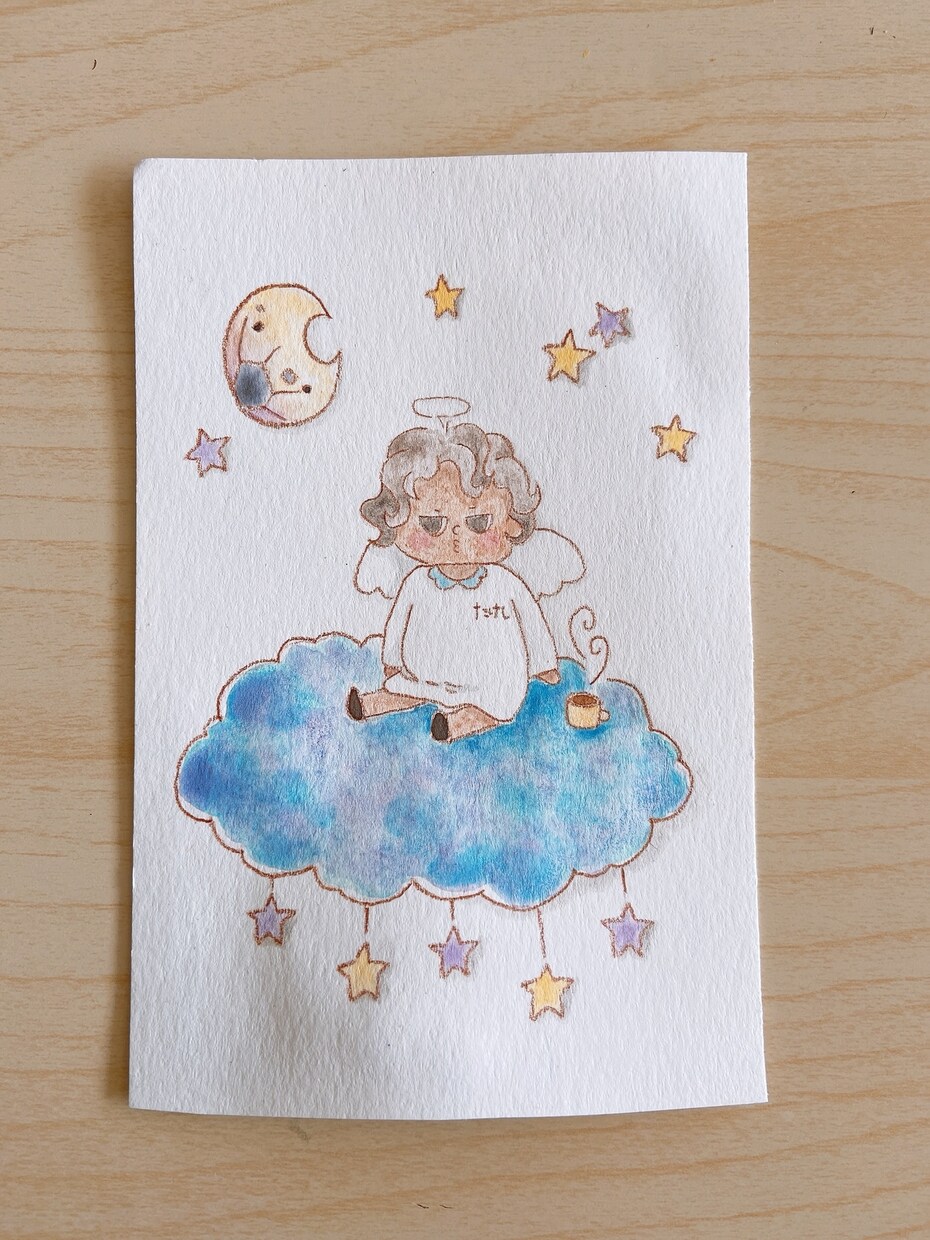 手描きイラスト、デザインを提供します オリジナルロゴ、ポストカードなどのアイデアが必要な方はへ！ イメージ1
