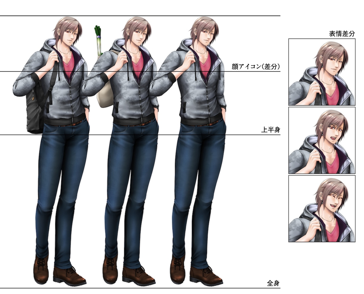 ゲームやTRPGの立ち絵イラストの作成を致します 出来る限りご要望にお応え致します♪ イメージ2