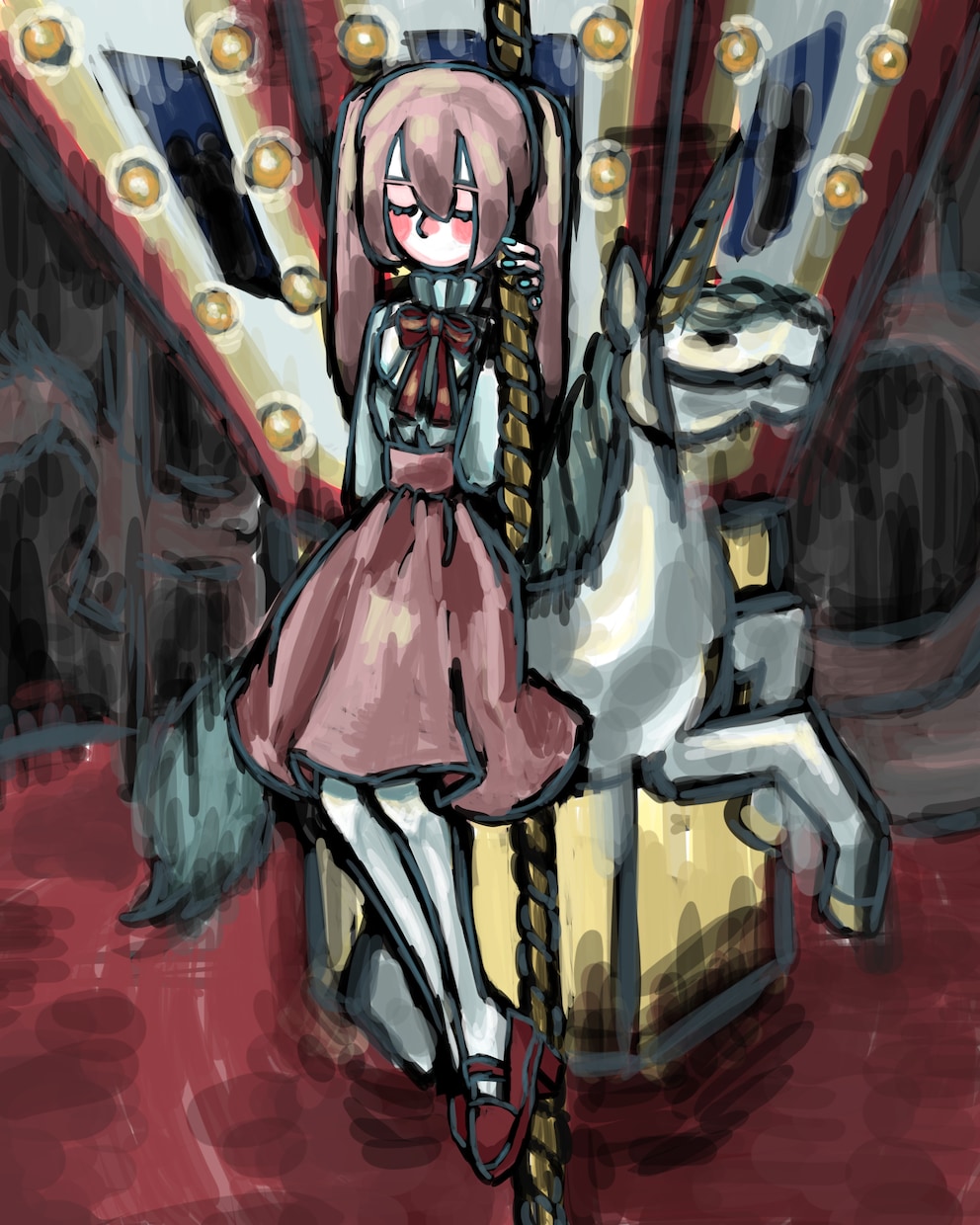 目を引くかわいい1枚絵かきます 使用用途に合わせた厚塗りイラストをかきます イメージ8