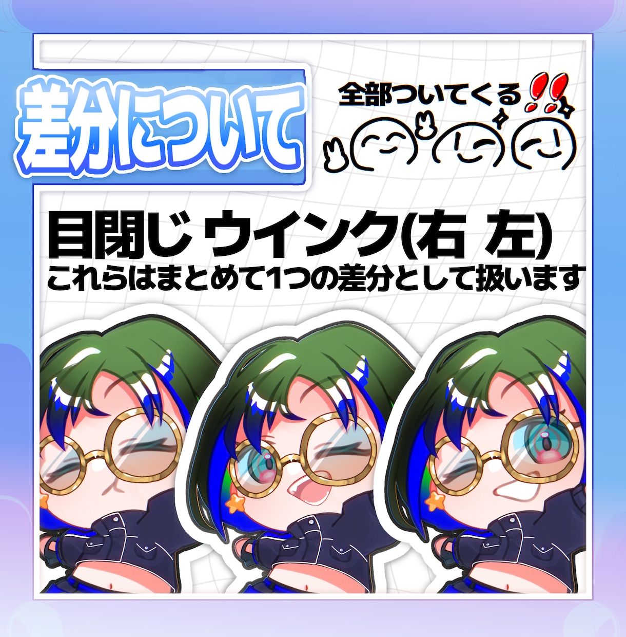 ポップでかわいいデフォルメイラストをお届けします 【先着3名様限定】表情差分3つまで無料キャンペーン中‼️ イメージ4