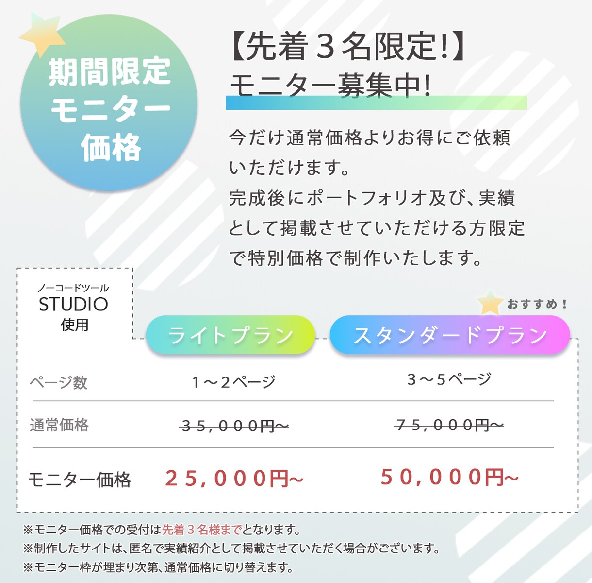 クリエイター向けオシャレなWebサイト作ります 創作活動に本気で取り組む方のサポートをします！ イメージ4