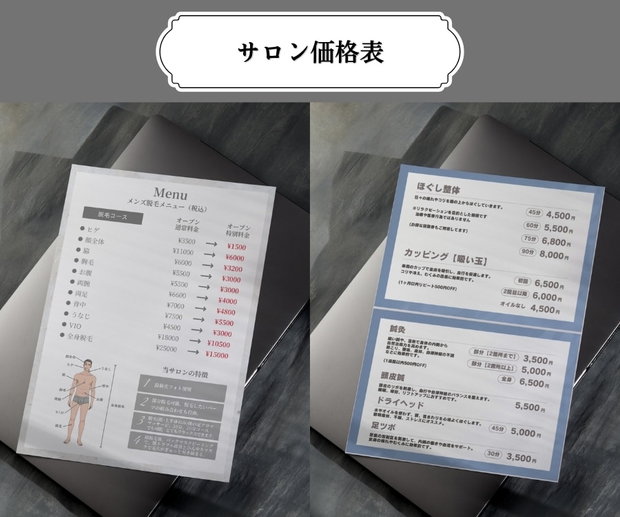 スピード対応！オリジナルメニュー表作成します Canva編集可能データ対応！データ納品で何枚でも印刷OK！ イメージ6