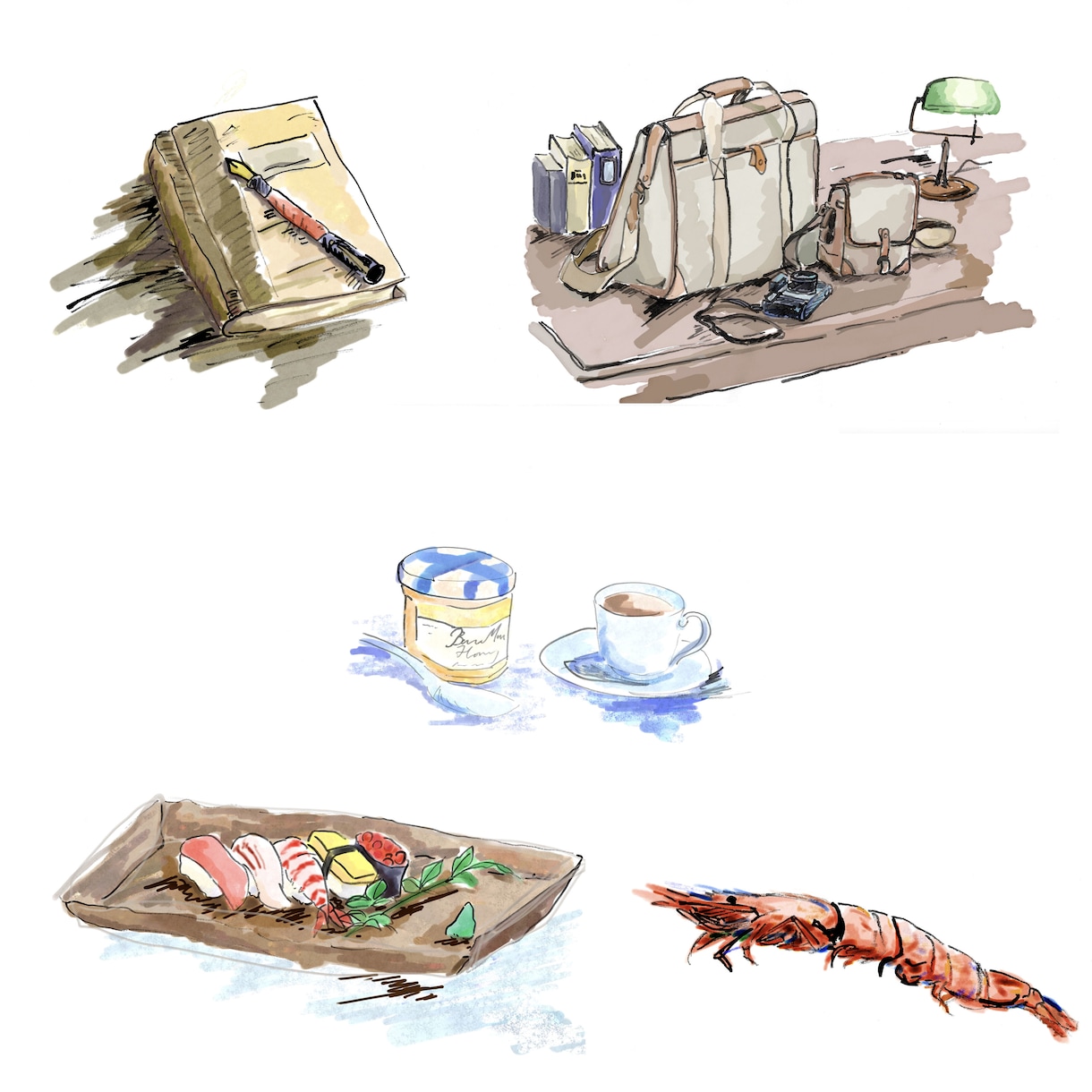 やや写実的なイラストを制作します どこかリアルで大人の雰囲気漂うイラスト イメージ4