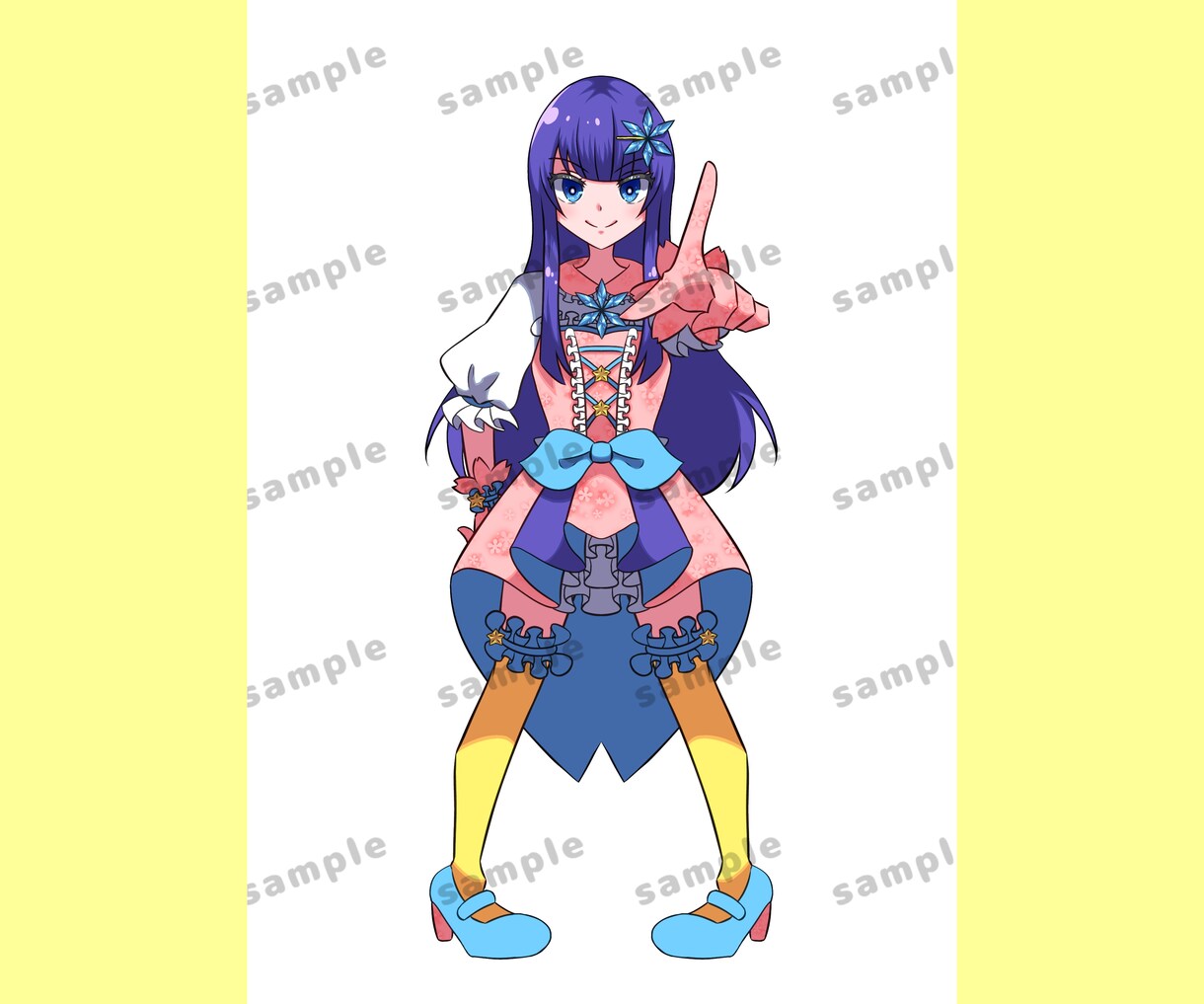 配信・動画等のキャラクターイラストを制作します youtubeの立ち絵等で使えるポップで可愛いイラストです！ イメージ4