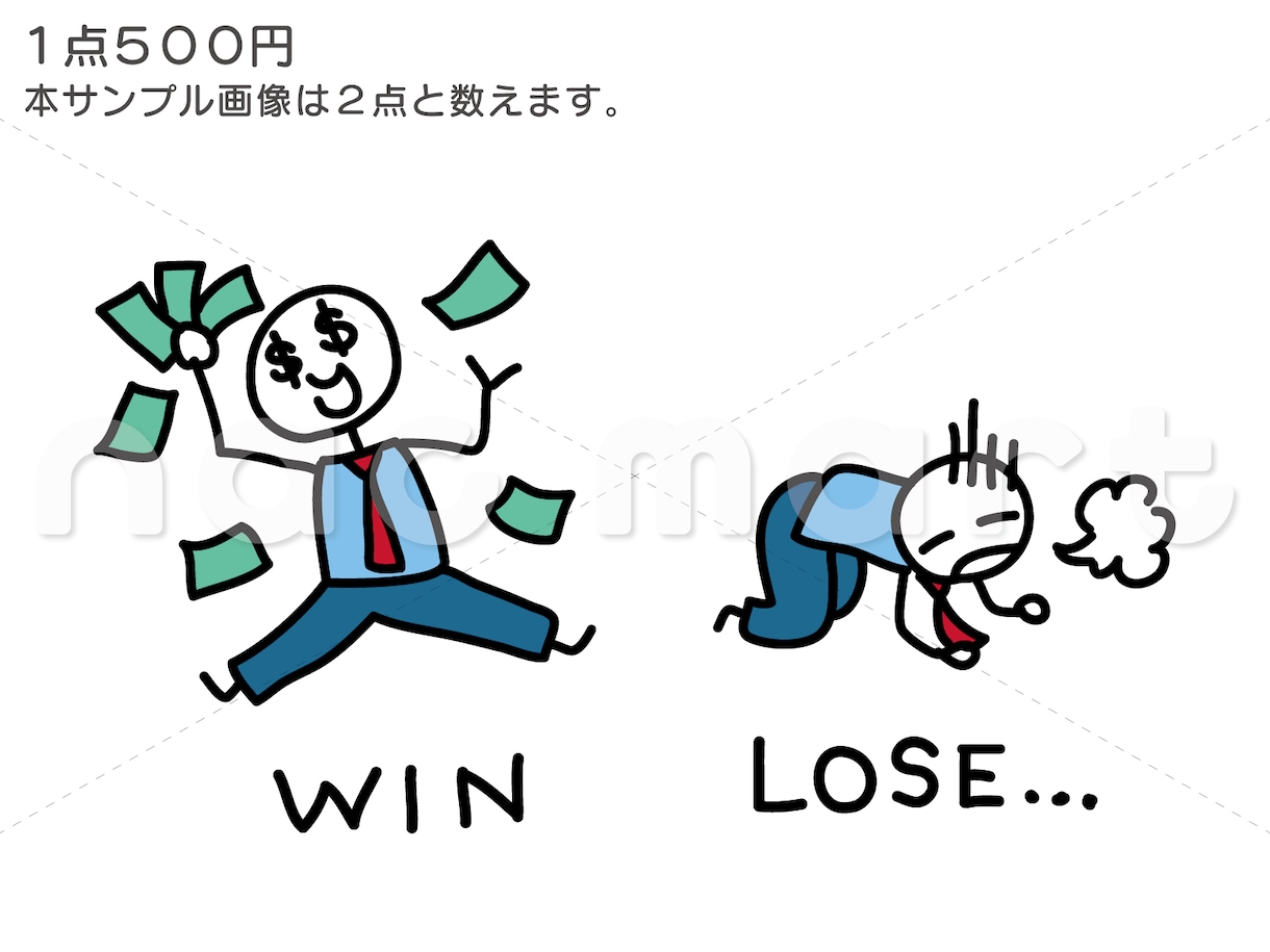 シンプルかわいい！ラフな棒人間イラスト作成します ビジネス・教育・日常系まで幅広く使える明るいカラフル線画です イメージ2
