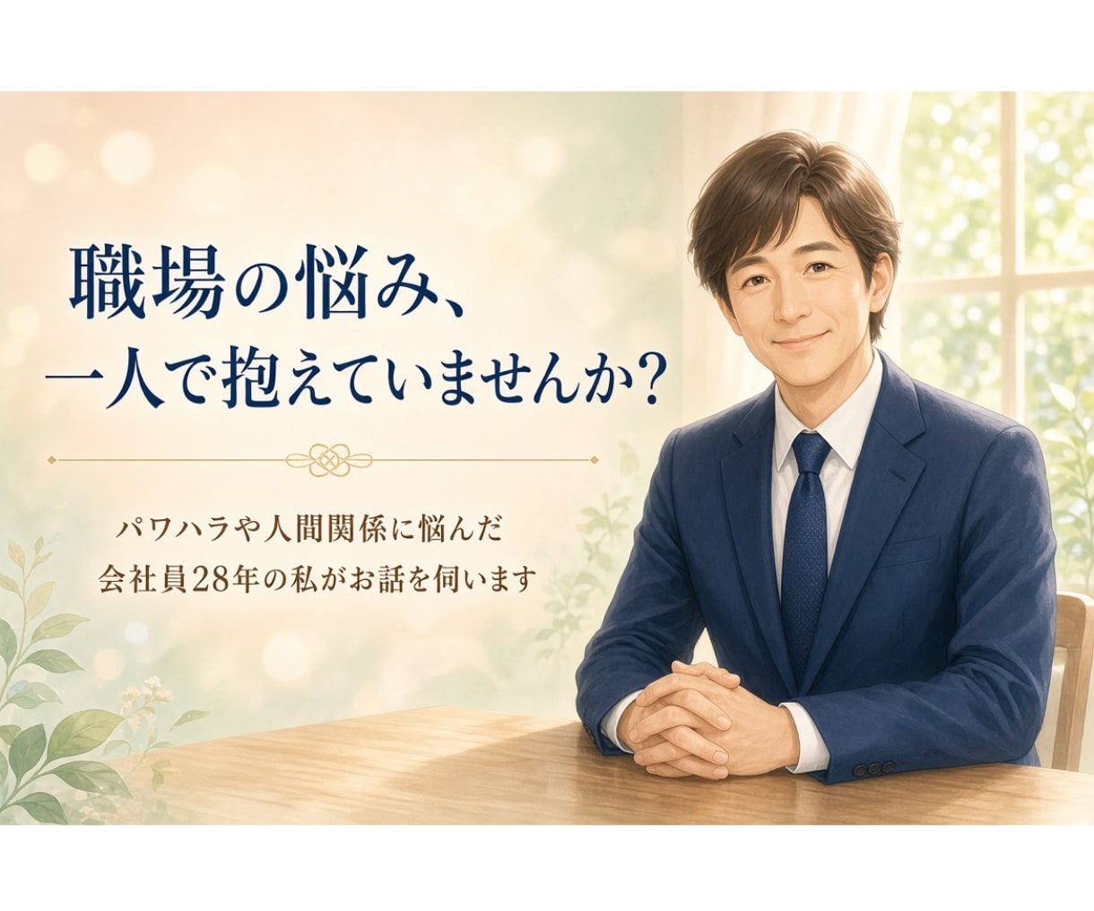 パワハラ・職場の悩みをチャットでお聞きします パワハラを経験した会社員28年の私が伺います イメージ1