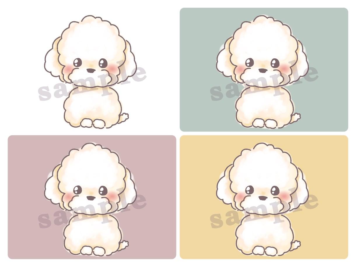 可愛いペット・動物イラスト【修正無制限】描きます ゆるくて可愛い！お好きなペット・動物のイラストお描きします！ イメージ5