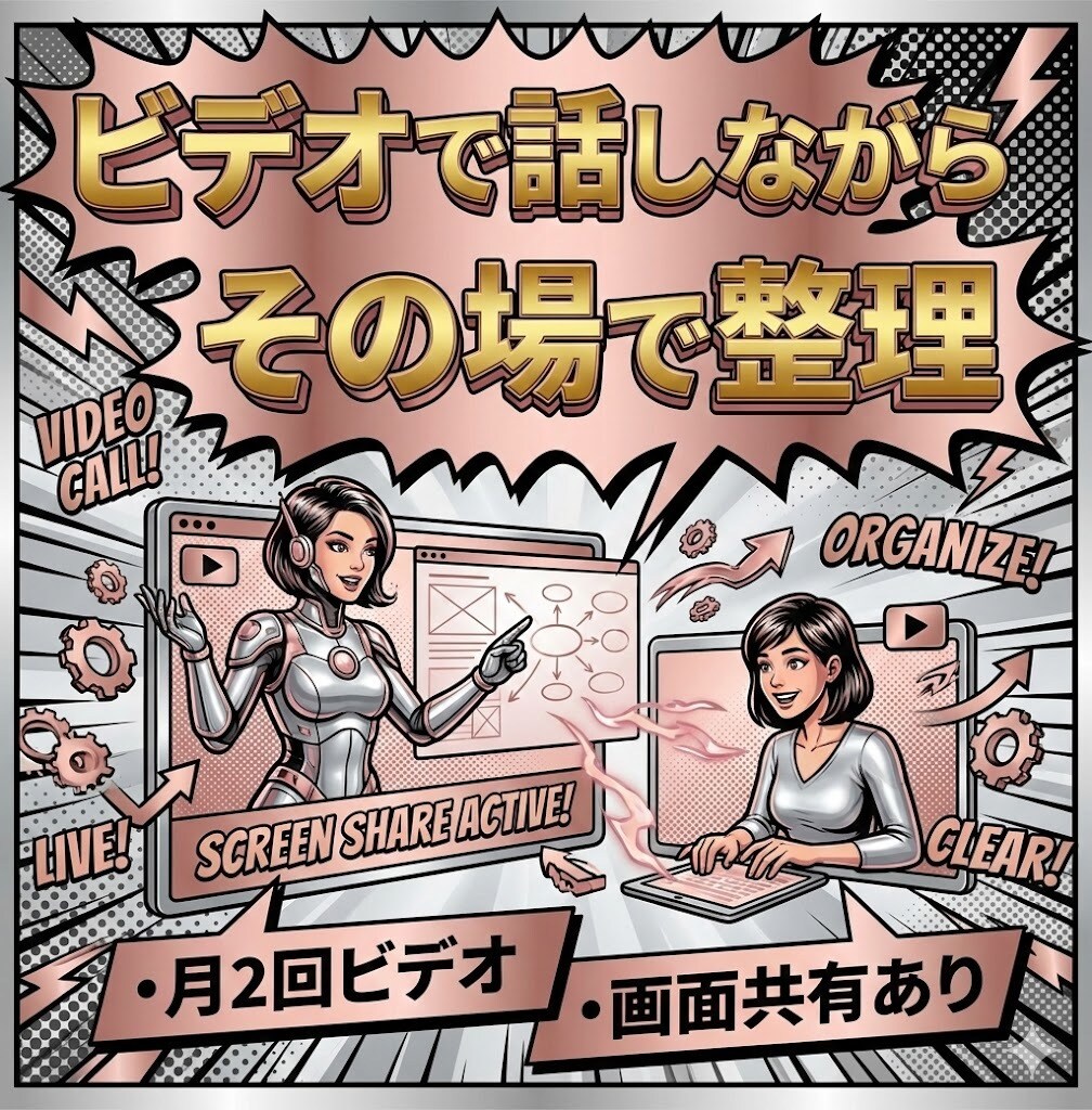 一人で迷って進めないデザイン制作を一緒に伴走します 操作ではなく、判断で迷う人のためのデザイン伴走教室です。 イメージ5