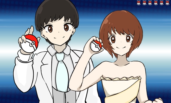 ポケモントレーナー風のウェディングボードを描きます ポケモン風のイラストで大切な結婚式のお手伝いをします！ イメージ2