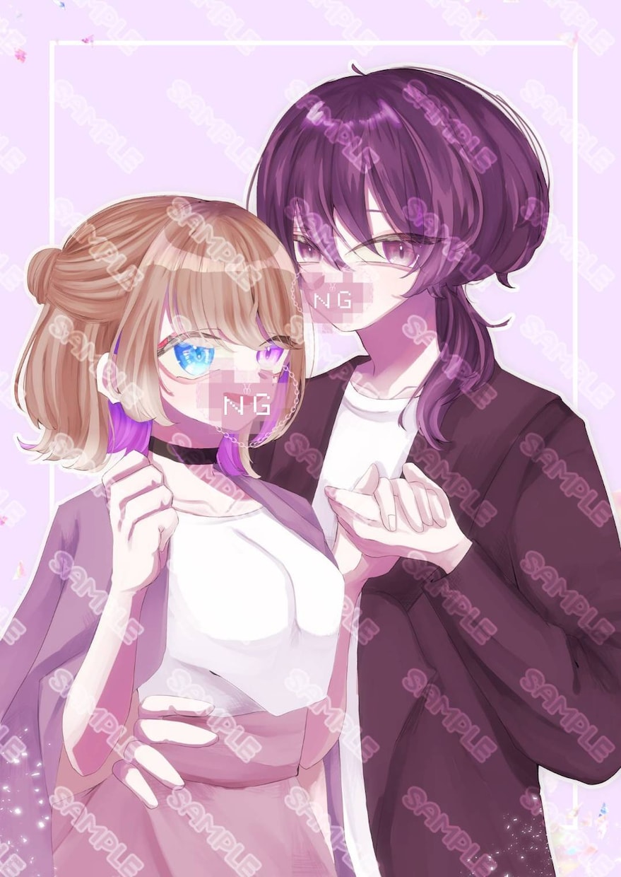 夢絵・1枚絵・アイコン何でも描きます 同性夢絵、1枚絵もBL・GL受け付けてます！！！ イメージ2