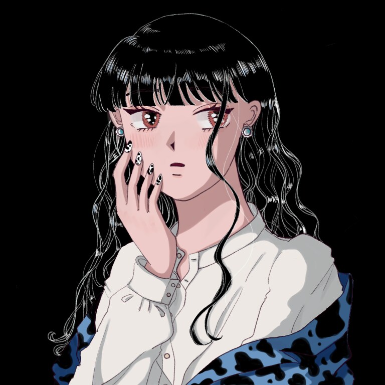 SNS用の女の子のアイコン描きます おしゃれで人の目を引くアイコンはいかがですか？ イメージ4