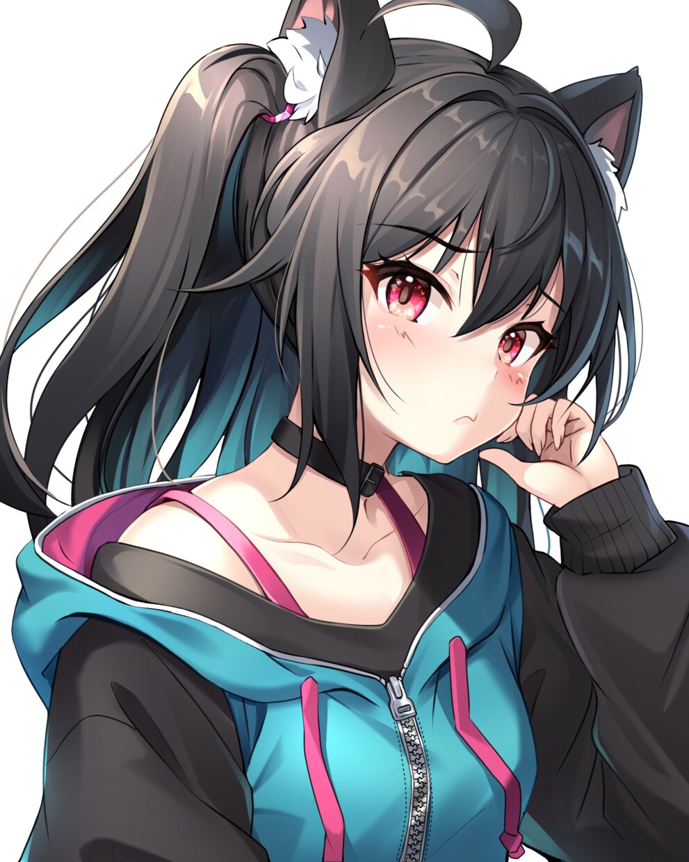もふもふ可愛いケモミミ女の子イラスト描きます ちょっと大胆であざと可愛いケモミミキャラクターを制作します。 イメージ6