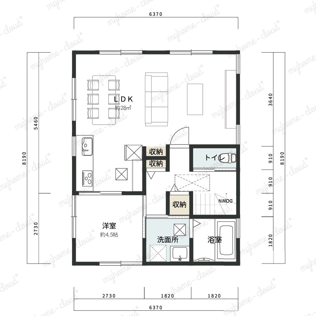 住宅の間取りを作成・改善します 新築の間取り作成から、今ある間取りの改善まで対応します イメージ2