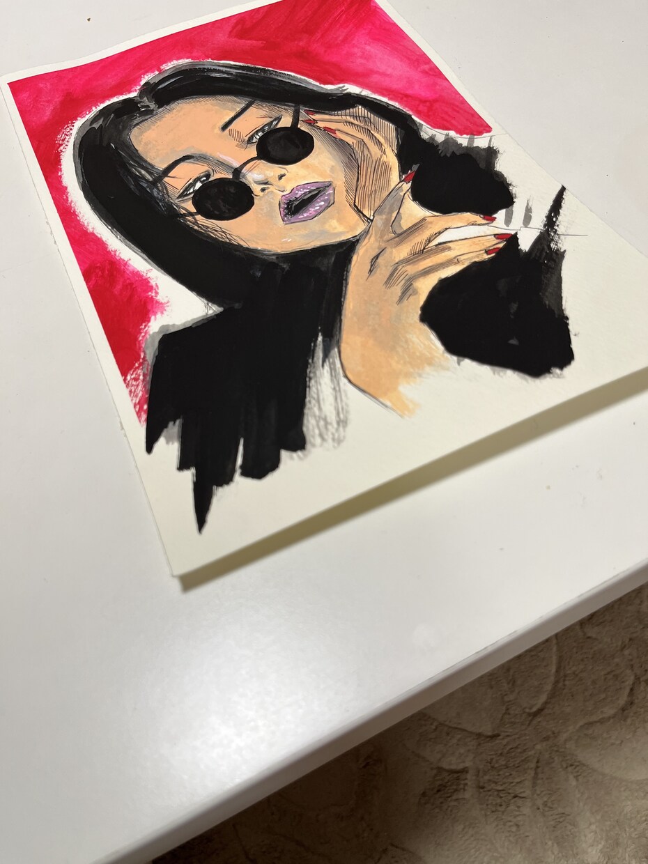ご要望のイラスト作成承ります 水彩画用紙にてアクリル絵の具で描かせていただきます。 イメージ7