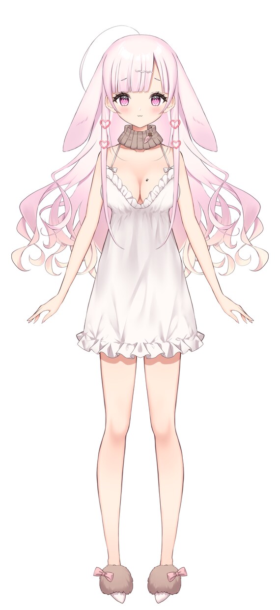 Vtuber・Live2D用立ち絵制作いたします キャラデザ・パーツ分けも可能な立ち絵を制作します イメージ4