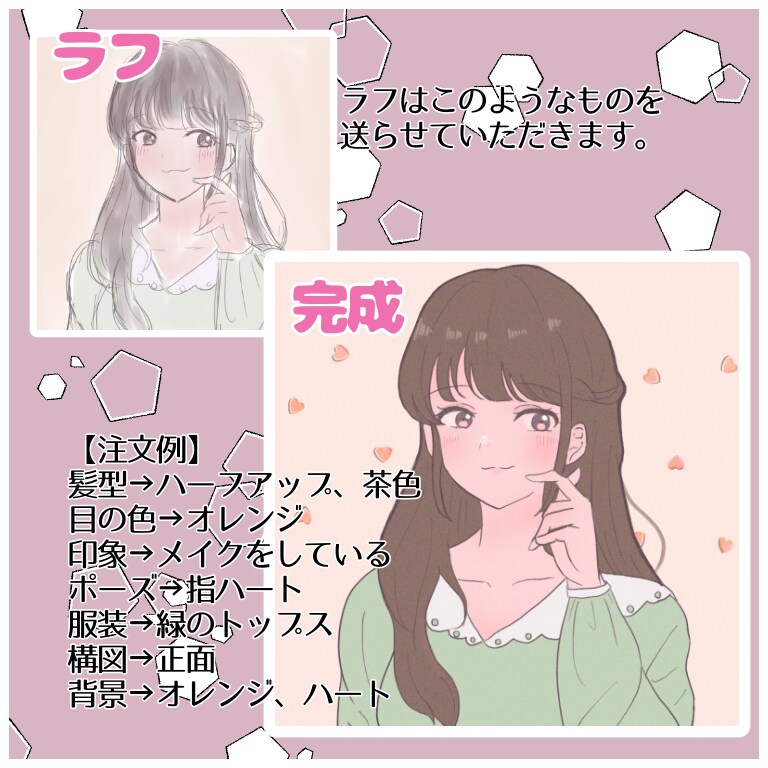 アイコンサイズのイラストを描きます かわいい女の子のイラストを描くのが得意です。 イメージ3