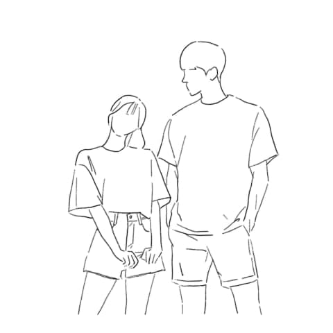 カップルイラスト描きます SNSアイコンや、プレゼントグッズにお使いいただけます！ イメージ1